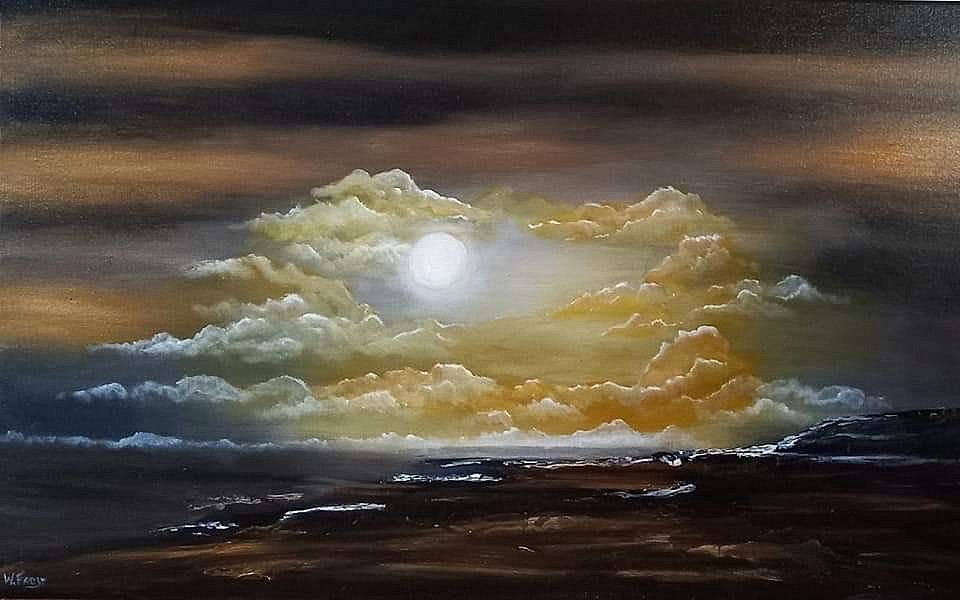 AFTER THE STORM....50 X 80 CMS