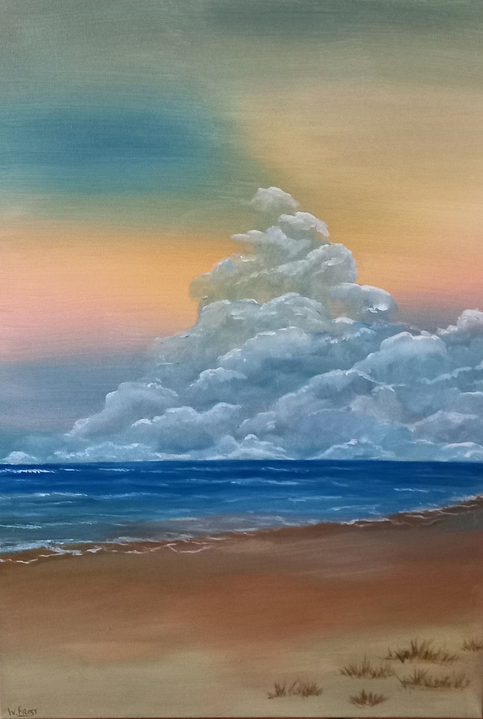 GATHERING STORM ...50 X 70CMS