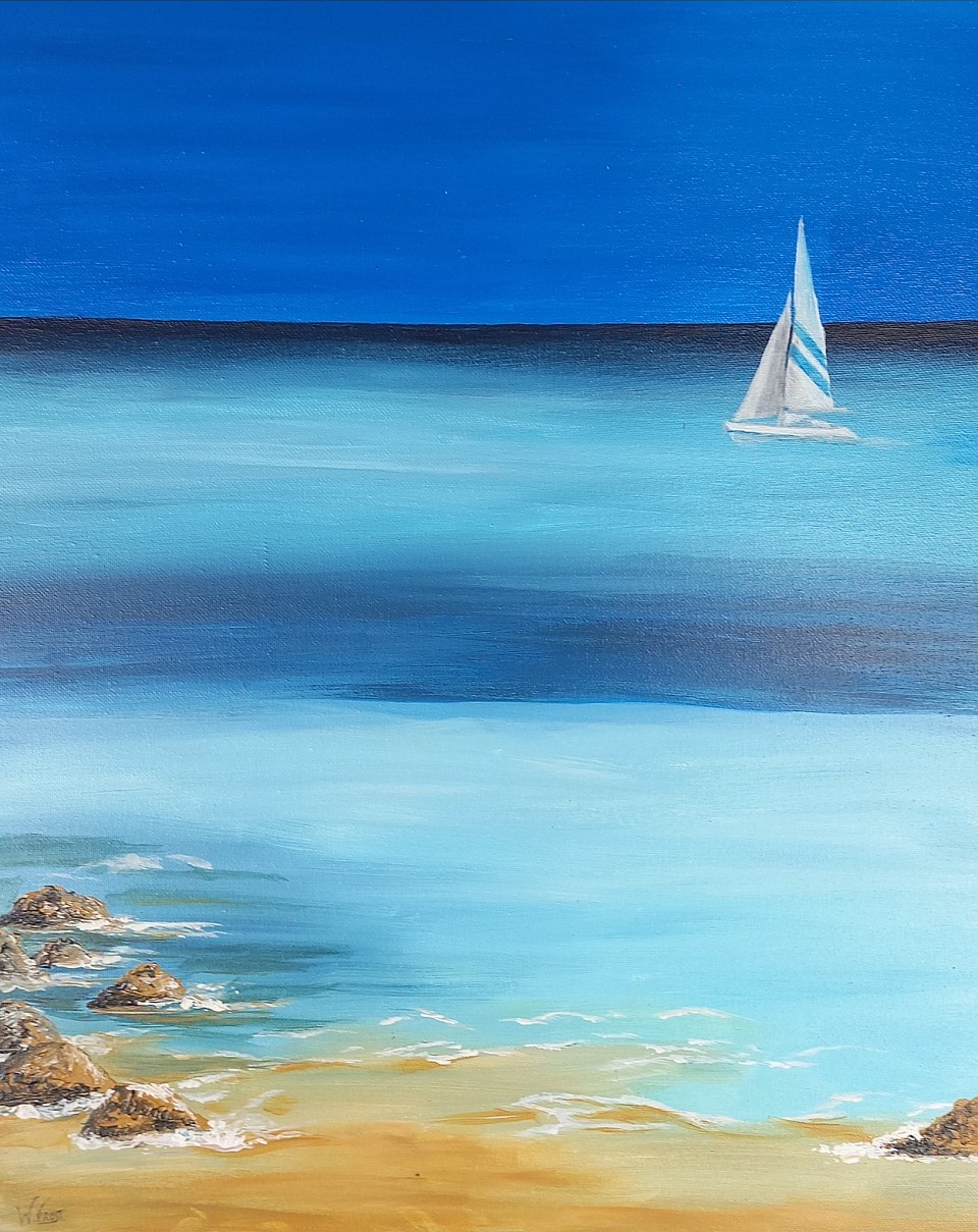 THE CALM ...50 X60 CMS