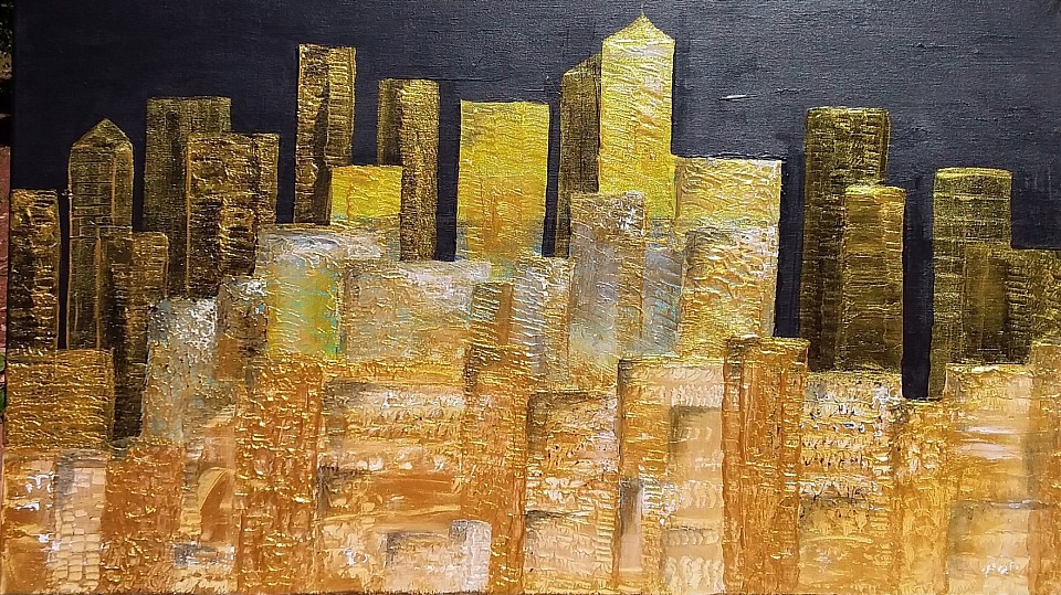 SKYLINE.....70 X 40 CMS